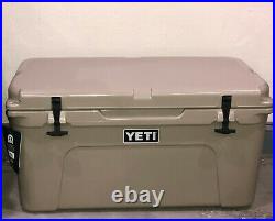 Yeti Tundra 65 Hard Cooler Desert Tan color