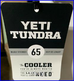 Yeti Tundra 65 Hard Cooler White color