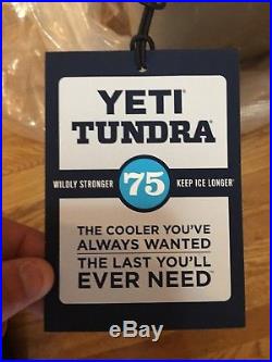 Yeti Tundra 75 Rotomolded cooler NEW Tan