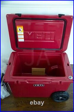 Yeti Tundra Haul Cooler With Wheels Harvest Red Sold Out