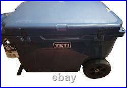 Yeti Tundra Haul Cooler With Wheels and Pull Handle Navy