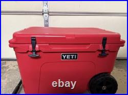 Yeti Tundra Haul Hard Wheeled Cooler Rescue Red $300 obo