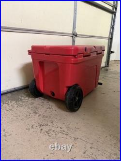 Yeti Tundra Haul Hard Wheeled Cooler Rescue Red $300 obo