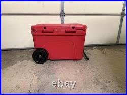Yeti Tundra Haul Hard Wheeled Cooler Rescue Red $300 obo