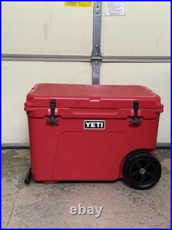 Yeti Tundra Haul Hard Wheeled Cooler Rescue Red $300 obo