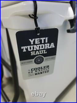 Yeti Tundra Haul Wheeled Cooler White Brand New