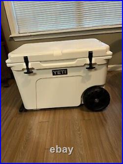 Yeti Tundra Haul Wheeled Hard Cooler / Ice Chest White