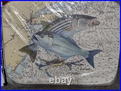 Yeti cooler cushion Steve Whitlock Signature wrap double fish map 35Q Tempress