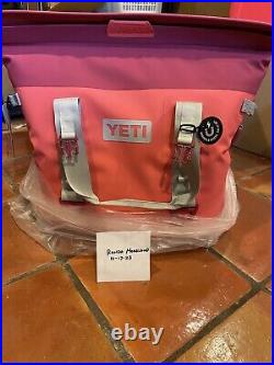 Yeti hopper m30 portable soft cooler Bimini Pink