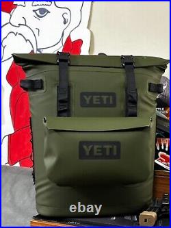 Yeti m20 backpack cooler Olive With Dry Pouch